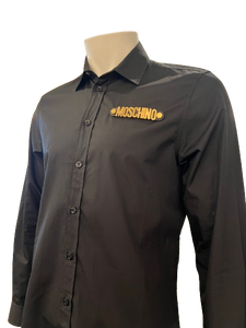 Moschino - Gold Letters Shirt - 200402 - Black