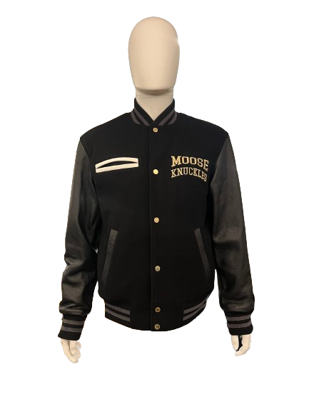 Moose Knuckles - Varsity Bomber Jacket - 600108 - Black